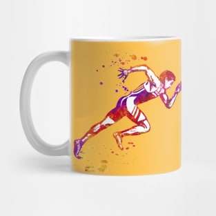 Track Runner Sprinter Sprinting - 04 Mug